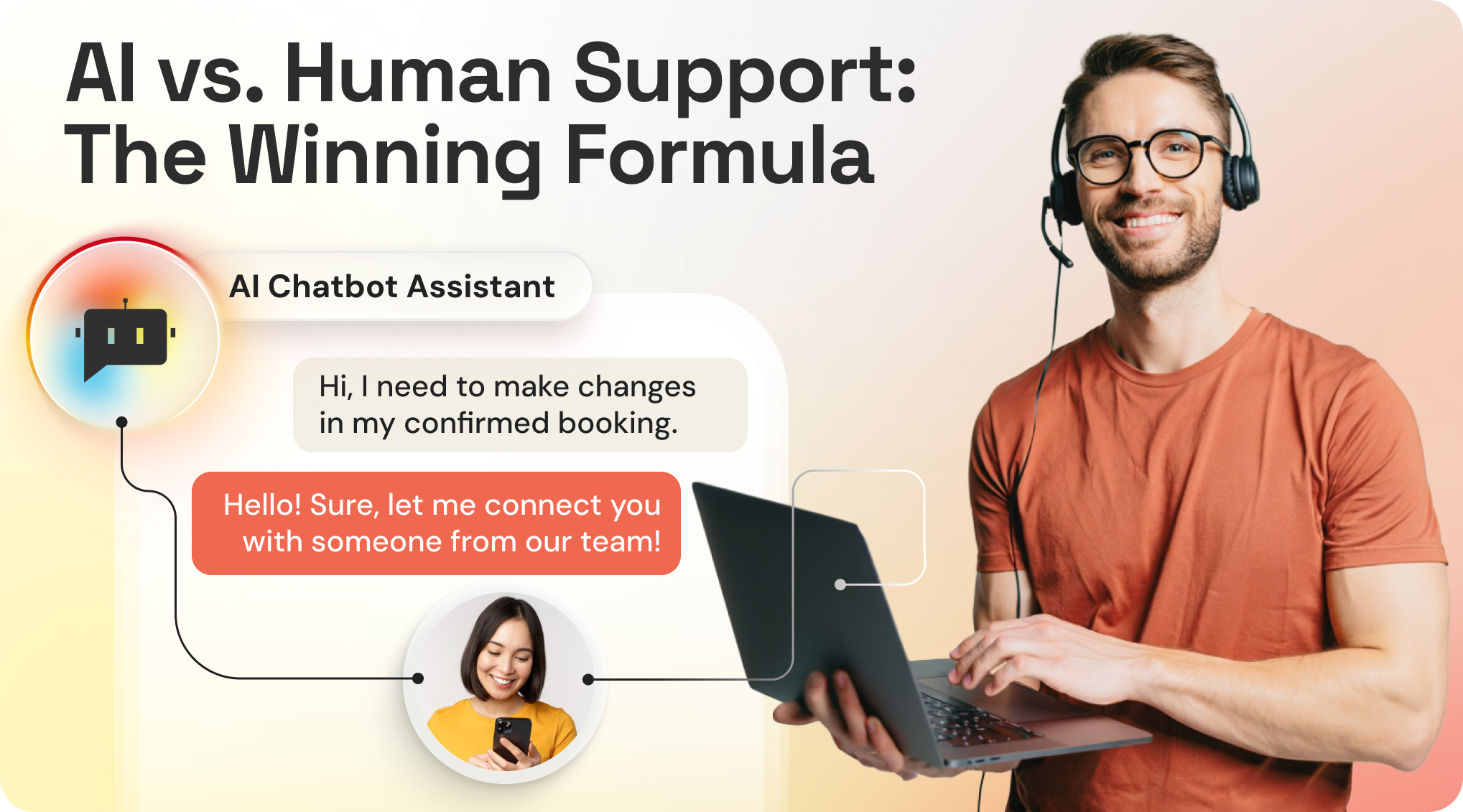 AI vs Human Support: Why Hybrid Customer Service Models Win
